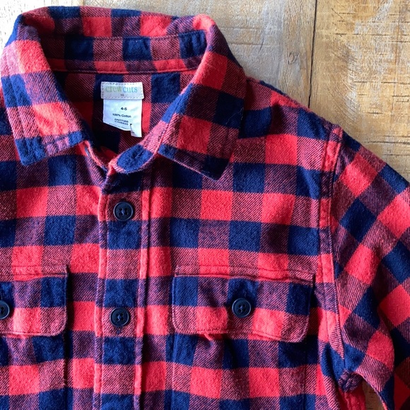 Crewcuts Other - Crewcuts boys flannel shirt 4/5 year